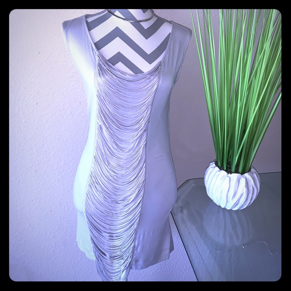 Sexy Guess dress with full frontal fringe